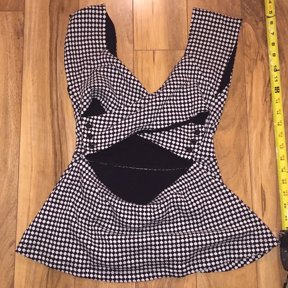 Deletta cross back top Anthropologie
